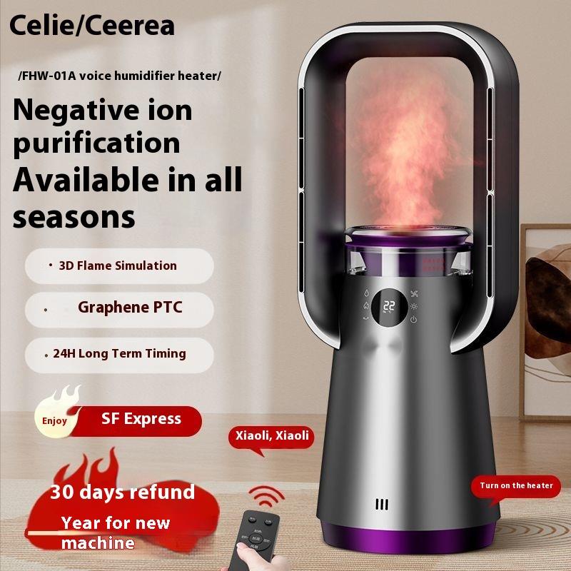 Xili For Home Enery-Savin Bathroom Fan Graphene Fast Electric Heater Intellient Voice Control Dual Heatin And_voghion.com