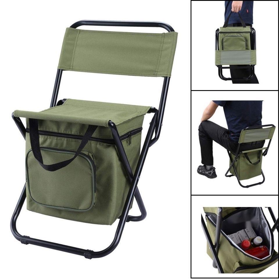 Portable Outdoor Folding Three-in-One Casual Camping Fishing Chair_voghion.com