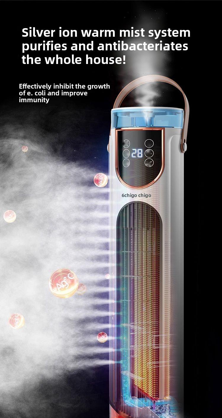 Zhigao Graphene Home Energy-Saving Electric Heater Fan Dual-Use For Cooling And Dormitory Quick Heating Large Area_voghion.com