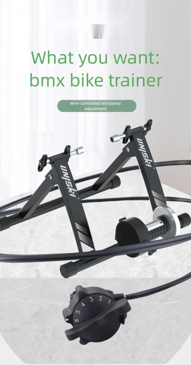 UNISKY Fahrradplattform mit magnetischem Widerstand und Kabelsteuerung, kleiner Raddurchmesser 20–24, Rennrad-Trainingsparkständer 70_voghion.com