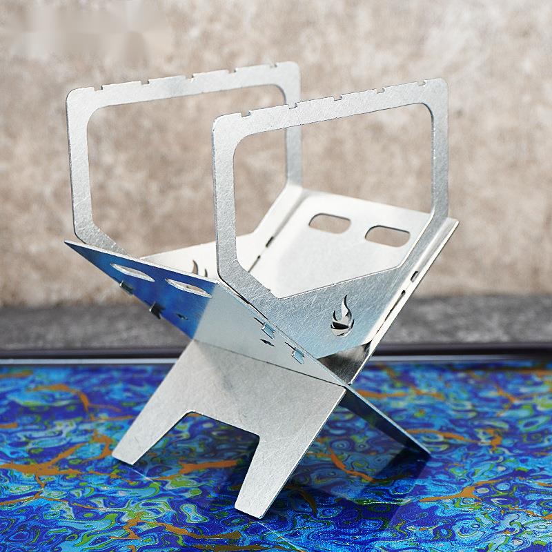 Titanium Alloy Foldable Portable Mini Fire Stove_voghion.com