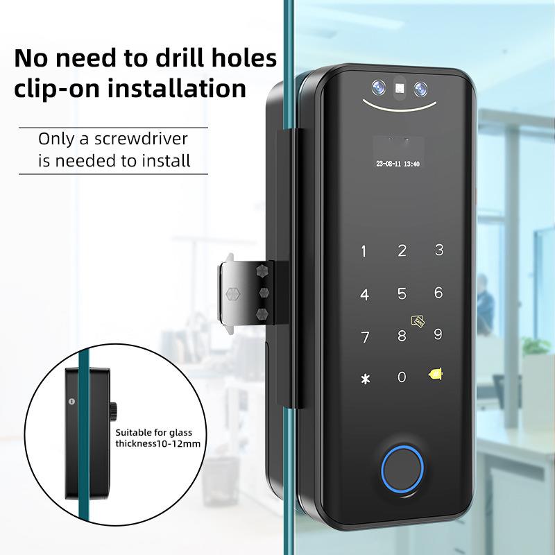 Hot Sale G11MAX Fingerprint Password Card Cat Eye Door Opening Lock *_voghion.com