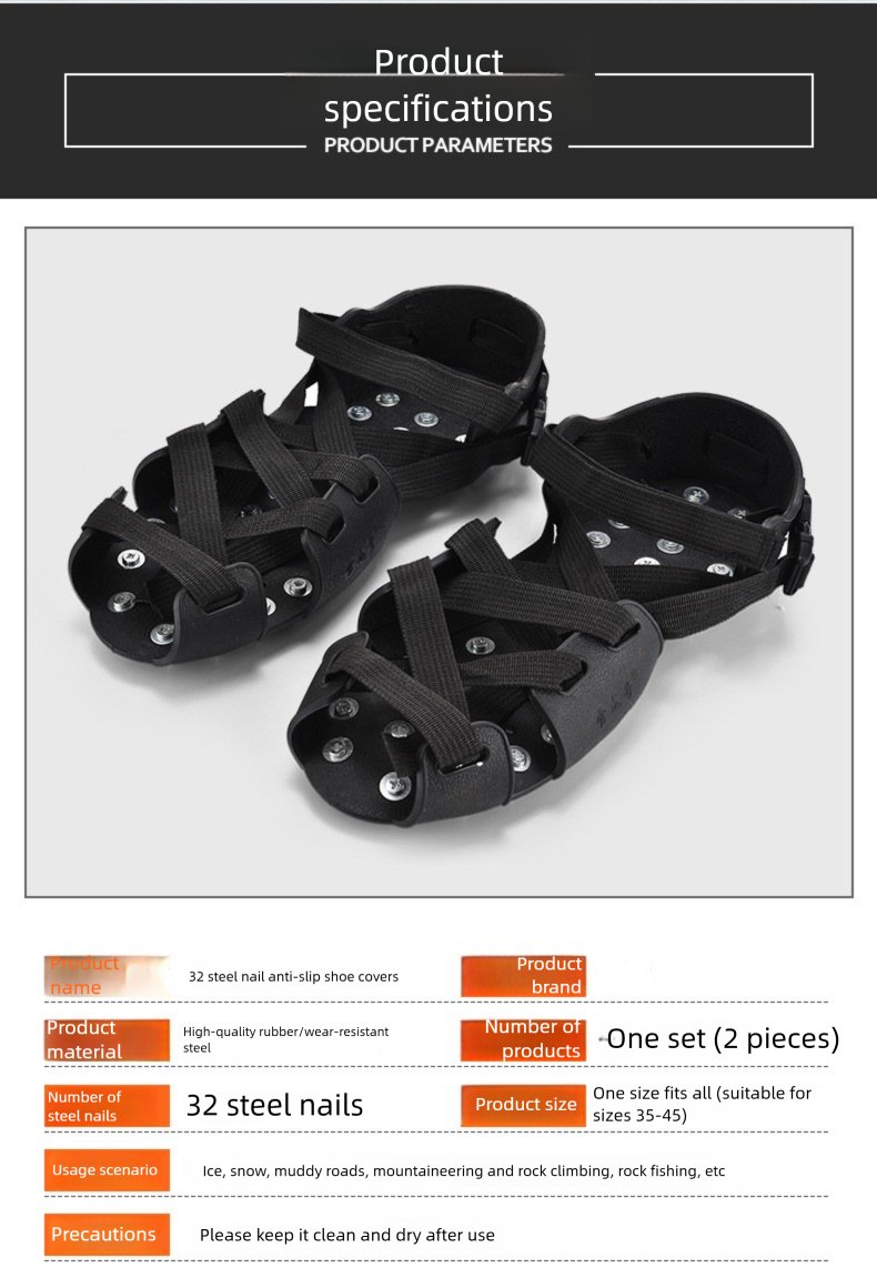 Pinze da esterno per arrampicata, copriscarpe antiscivolo, anticaduta professionali, pinze per pesca sul ghiaccio, artigli da neve_voghion.com