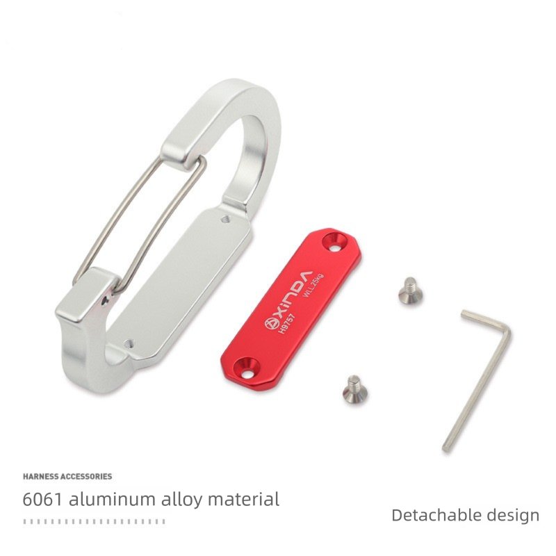 Metal Climbing Safety Belt Quickdraw Tool Rack High-altitude Work Rescue Mounting Equipment_voghion.com