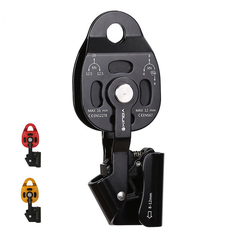 Device Heavy Object Upward Lifting Ascender Pulley Lifter Tow Underground Rescue Protector_voghion.com