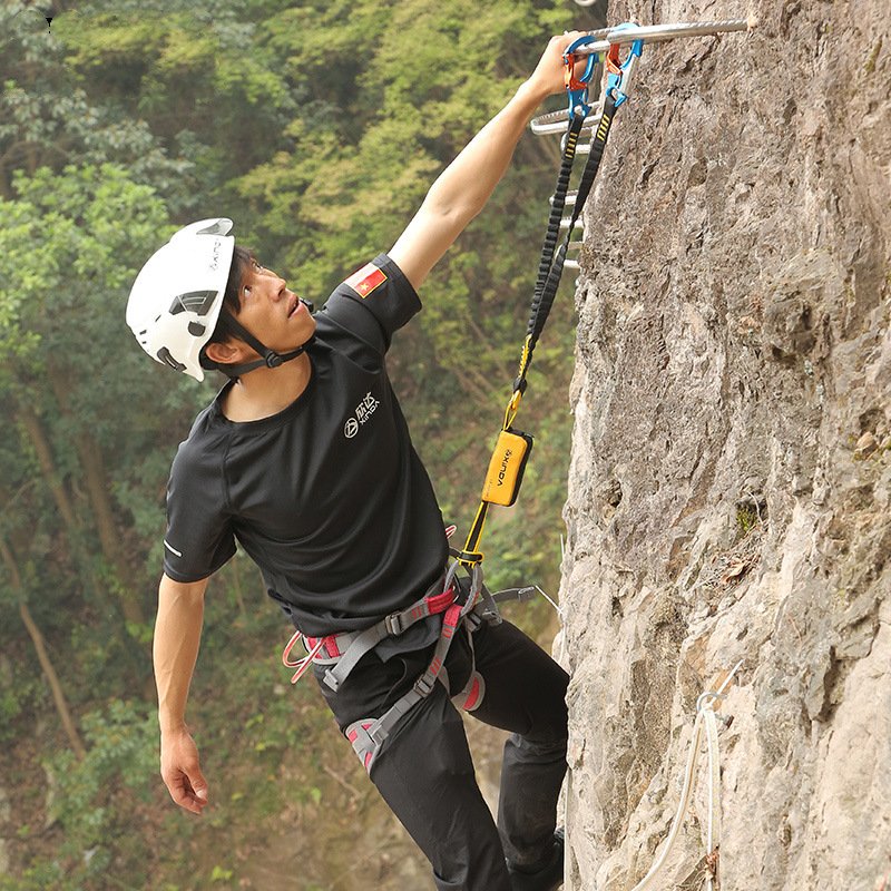 Scala volante per esterni, sacco elastico con coda di mucca, corda di protezione per arrampicata su roccia, cintura di sicurezza anticaduta_voghion.com