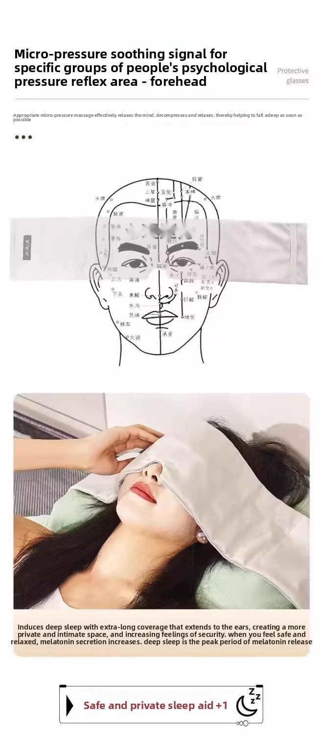 Maschera Gravity Seping, Blocco completo della luce, Maschera per il pisolino per uomini e donne, Protezione per gli occhi Deep Sep per adulti, Comoda e_voghion.com