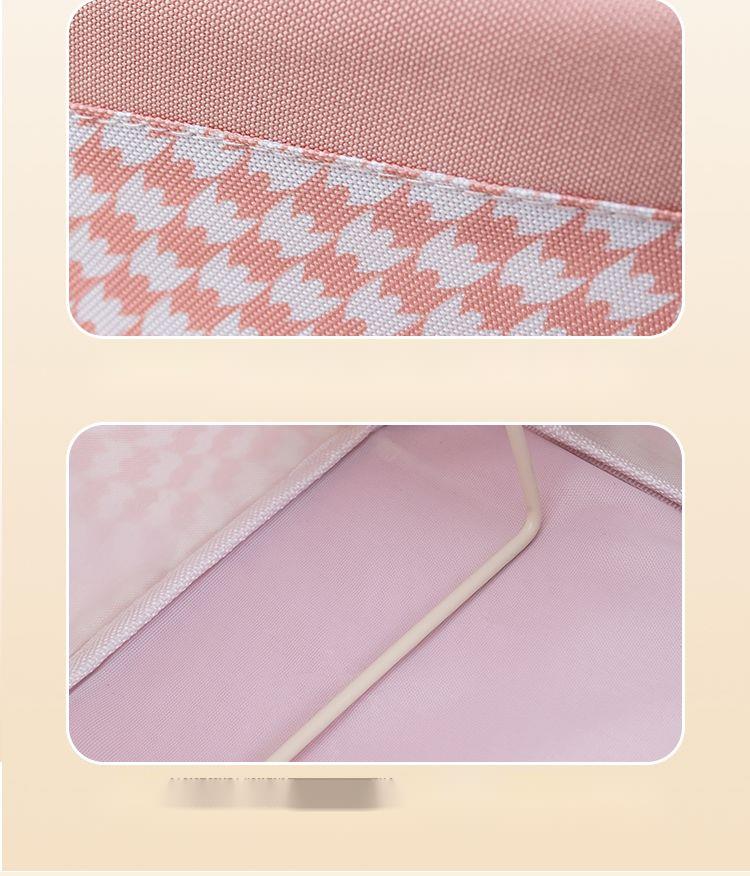 Home Wardrobe Layered Organizer Box For Clothes Pants Oxford Fabric Foldable Storage Basket Magic Tool_voghion.com