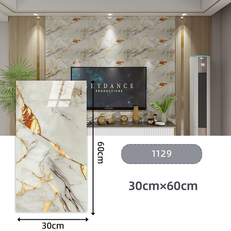 Aluminum Plastic Panel Tile Wall Sticker Self-Adhesive PVC Marble Sticker Wall Renovation Concealment Decoration_voghion.com