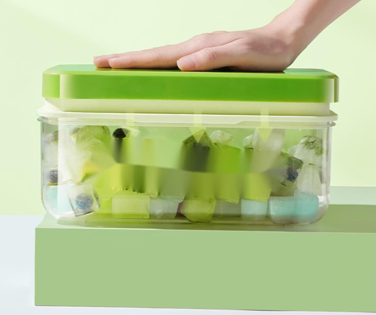 Household Commercial Magic Cube Mold Storage Box Silicone Ice Tray Quick Freezing_voghion.com