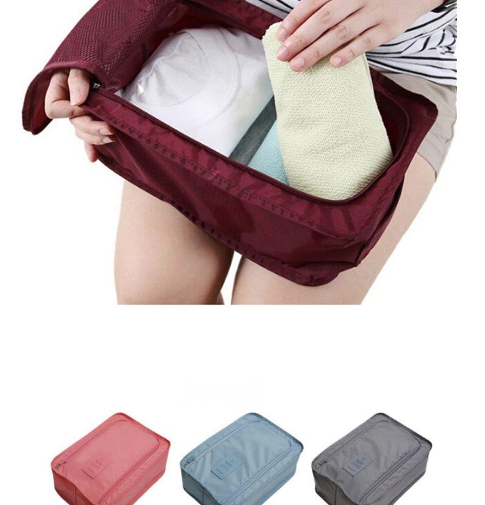 Foldable Portable Shoe Bag, Multifunctional Travel Shoe Storage Pouch
_voghion.com