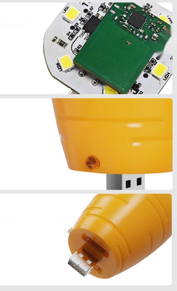 Carrot Led Night Light Rechargeable Bedside Lamp For Children_voghion.com