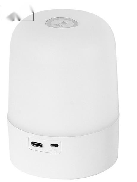 Luce notturna ricaricabile per camera da letto con telecomando, protezione per gli occhi sensibile al tocco, luce per dormire la notte,_voghion.com