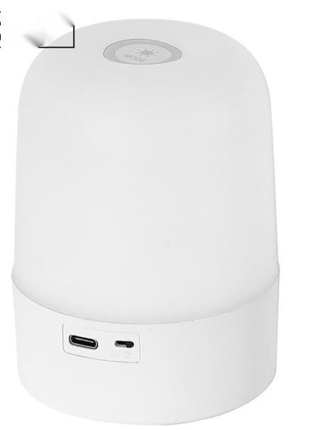 Luce notturna ricaricabile per camera da letto con telecomando, protezione per gli occhi sensibile al tocco, luce per dormire la notte,_voghion.com